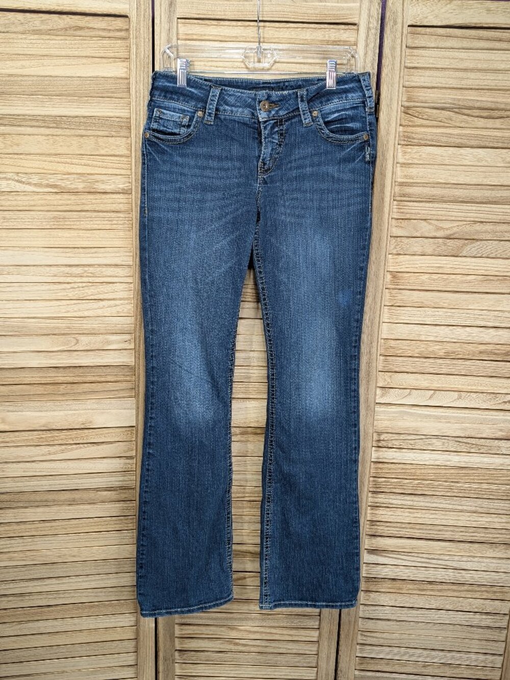 Silver Jeans Super Stretch Suki Mid Boot Size W31/L33